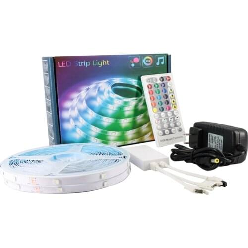 Control UL Home Decor Light Bar New LED Power 32.0 Meters 40-key Remote Color U.S. Plug 24V Kit 100 Feet Fairy Lights