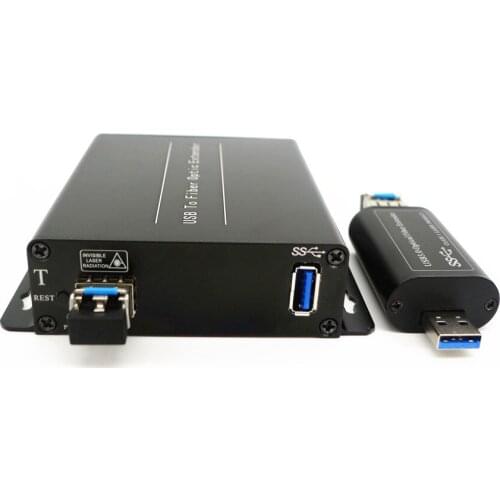 USB3.0 Optical fiber extender, USB3.0 fiber optic transceivers,USB3.0 Optical single multi-mode Single fiber LC, 250M