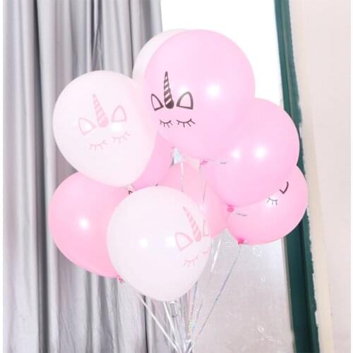 10pcs 10inch cute unicorn ballon unicorn party latex ballon wedding children shower party decoration ballon accessior supply