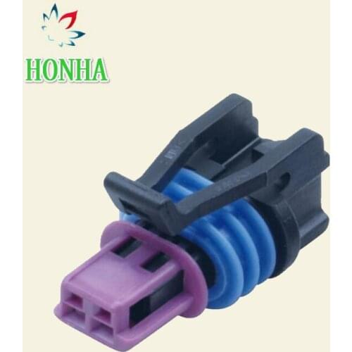 15449028 Free shipping 10pcs/lot 2 Pin/Way Sensor Plug Female Auto Connector Socket Housing For LS ECT Delphi Buick