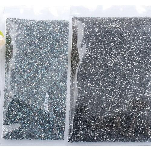 2-6mm DMC Hot Melt Adhesive Hot Fix Rhinestone DIY Clothing Decoration Rhinestone Glass Crystal Jewelry Accessories Wholesale