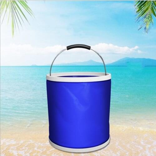 20L Bucket Multifunctional Portable Outdoor Folding Bucket Camping Fishing Car Bucket Car Wash Supplies Free Shipping