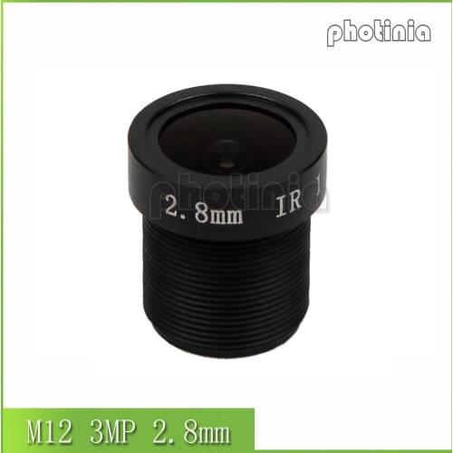 3Megapixel M12 Fixed 1/2.7 inch 2.8mm 140 Wide Angle CCTV Lens For HD 1080P CCTV Camera