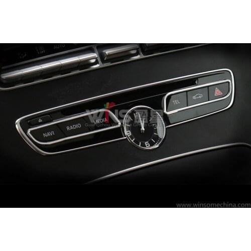 Accessories For Mercedes Benz C Class Interior Mouldings Center Control Pannel Car Styling