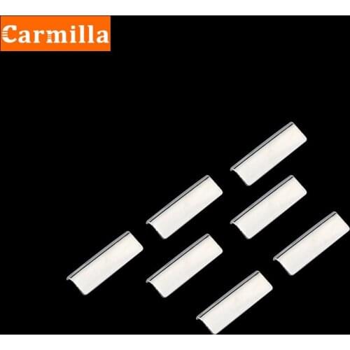 Carmilla Stainless Steel Car Window Lift Switch Trim Sticker for Peugeot 408 508 2008 3008 308 301 for Citroen C4L C-QUATRE C5