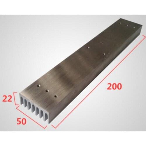 Fast Free Ship Heat sink extrusions high-power electronic radiator for LED 50*22*200mm customized heatsink