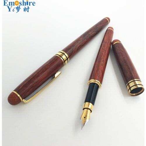 School Office Writing Supplies Stationery Wooden Fountain Pen Wood Fountain Pens for Writing Classic Gifts Teachers' Day P106