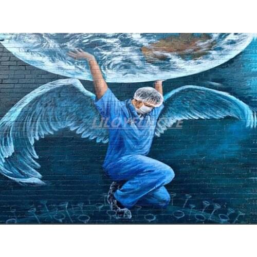 5D DIY Diamond Painting Doctor Angel Diamond Embroidery Full Diamond Mosaic Cross Stitch Picture Of Rhinestones Decoration CV435