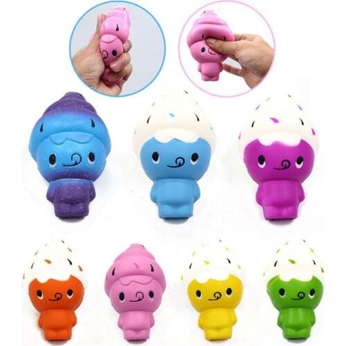 Kawaii Jumbo Squishy Ice Cream Slow Rising Vent Charms Kid Hand Toy Decorative Props