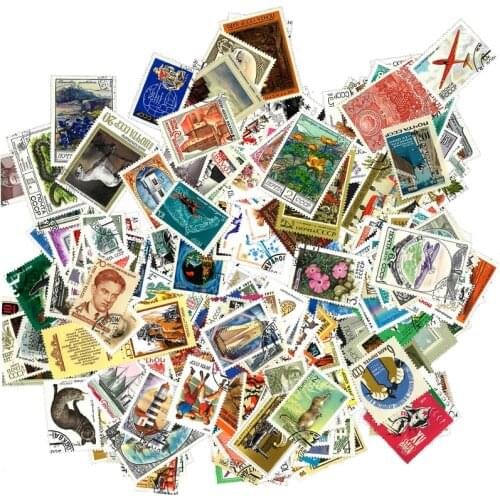 1000 PCS All Different CCCP Postage Stamps Collection