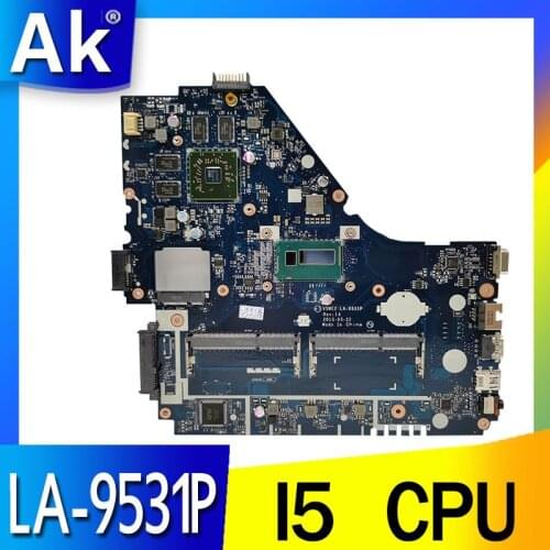 Mainboard For Acer Aspire E1-572 E1-572G Laptop Motherboard V5WE2 LA-9531P NBMFN11006 NB.MFN11.006 i5-4200u SR170