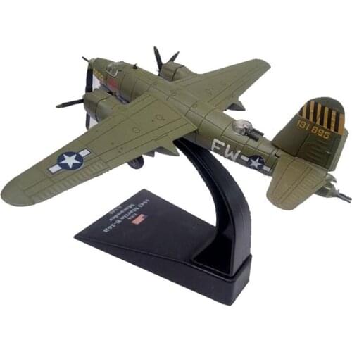 1: 144 WWII US Army B-26B Marauder Bomber Model Alloy Aircraft Simulation Model
