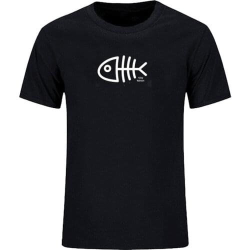 Fashion cotton short sleeve T-shirt with fishbone summer mens T-shirt