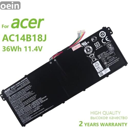 100% Original AC14B18J Laptop Battery For Acer Aspire E3-111 E3-112 E3-112M ES1-511 TravelMate B116 B115-M B115-MP AC14B13j