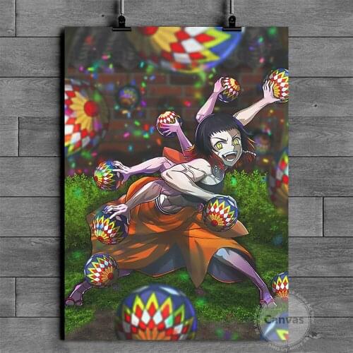 Anime Susamaru Demon Slayer Poster Pictures Home Manga Decoration Paintings Canvas HD Prints Wall Art Modular Living Room