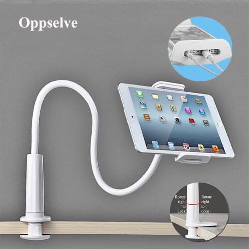 Practical Flexible Rotate Long Arm Lazy Phone Holder Tablet Mount Bracket Stand Holder For iPhone 12 11 Pro XR Max Desk Bed Clip
