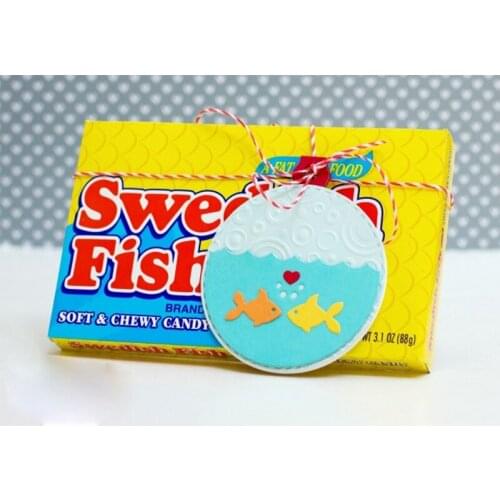 Fish In Water Metal Cutting Dies Stencils For DIY Scrapbooking Christmas Decorative Embossing Cards Craft Die Cutting Template