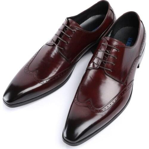 Mens Leather Shoes SERDAOMANI China