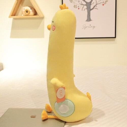 Cute Duck Hold Pillow Soft Cartoon Leg Cushion Plush Butt Pads Warm Sleeping SofaTatami Mattress Home Decor