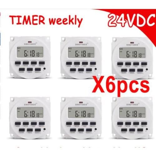 SINOTIMER wholesale Digital Programmable 24V DC/AC Time Switch control Time Relay