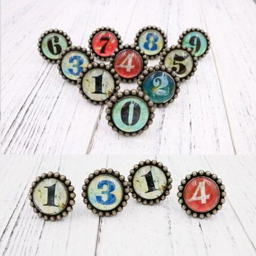 Special for Love 520 1314 Digital Crystal Glass Knobs and Handles Drawer Cabinet Cupboard Door Pull Knobs for Baby Kid Lover