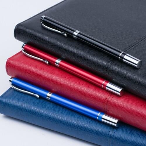 10 PCS New 3 Colors Office Material School Supplies Advertising Promotion Ball Pen Student Prize Metal Ballpoint Pen Gift