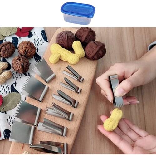 11 Style Walnut Cake Molds Cake Decorating Tools Stainless Steel Clips Baking