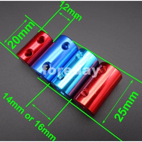5PCS X Aluminum Flexible Shaft Coupling Rigid Coupler Motor Connector Dark Water Blue 4MM 5MM 6MM 6.35MM 7MM 8MM *FD519-556