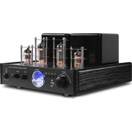 6F2 + 6U1 Stereo Tube Amplifier HIFI Bluetooth Optical Coaxial USB Lossless Music Headphones amplifier AV2030