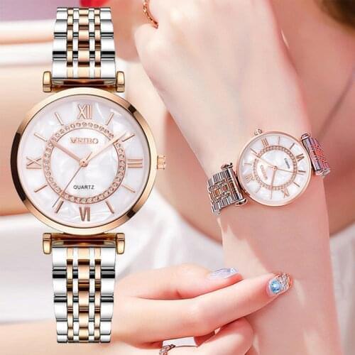 Women Watches Top Brand Luxury Fashion Diamond Ladies Wristwatches Steel Belt Female Quartz Watch Watches For Women reloj mujer