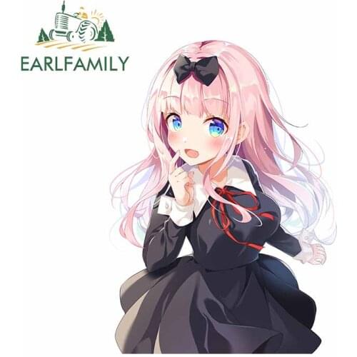 EARLFAMILY 13cm x 9.6cm for Yahiro Nene Bow Refrigerator Decal Windshield Personality Anime Car Stickers Scratch-Proof Graphics