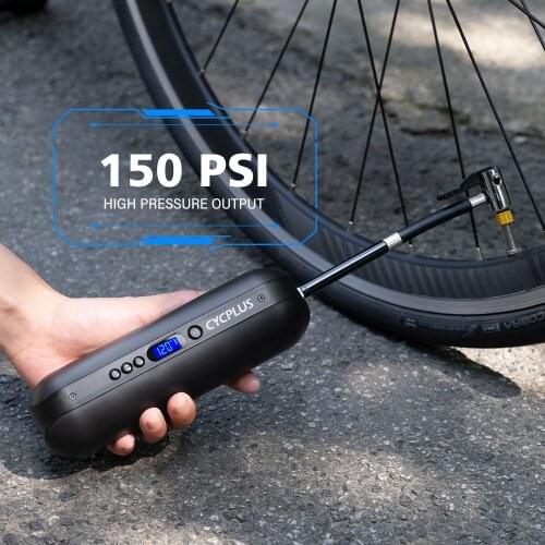 CYCPLUS Electric Air Pump High Pressure Cycling Accessories Smart Inflator Mini Bicycle Pump for MTB Bike Foot Ball Car Tyre