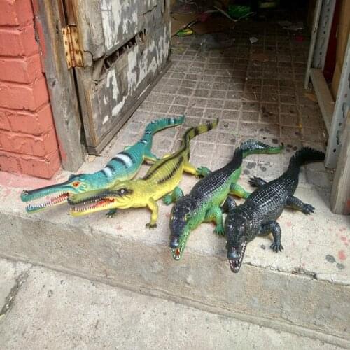 75cm Artificial Simulation Soft Toy Plastic Crocodile Toy Animal Action Model Novelty Children Surprise Birthday Gifts Kids Toys