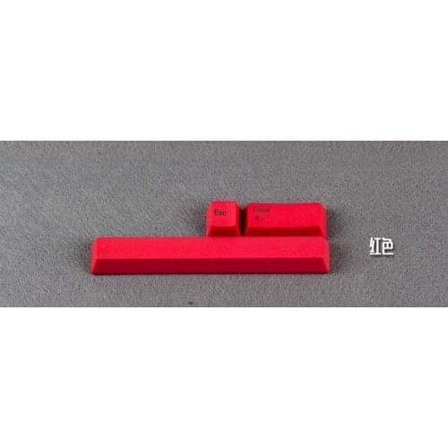 PBT keycap set red spacebar 6.25u enter esc OEM for cherry mx mechanical keyboard
