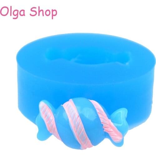 KYL072 19.8mm Wrapped Candy Silicone Mold - Cake Decorating, Sugarcraft, Fondant, Resin Clay, DIY Handmade, Cookie, Food Safe