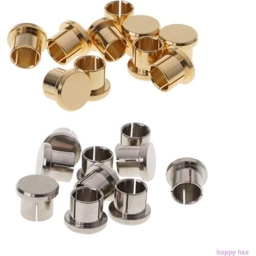 New 10Pcs Gold Plated Short Circuit Socket Phono Connector RCA Shielding Jack Socket Protect Cover Caps