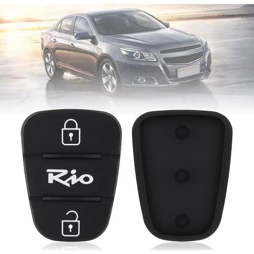 3 Buttons Rubber Pad Insert Replacement Fit for Hyundai Solaris Accent Tucson l10 l20 l30 Kia Rio Flip Remote Car Key Shell