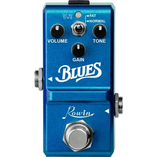 Rowin LN-321 Blues Guitar Effect Pedal Wide Range Frequency Response Blues Style Overdrive