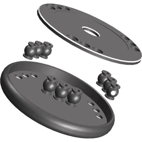 Sound damping ball Stabilizer base for Apple HomePod Amazon Echo Google Home smart speaker Sound Isolation Platform Recoil pad