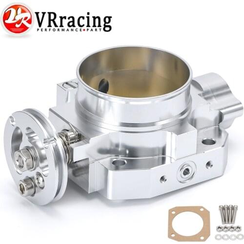 VR Aluminum Upgrade 70MM Throttle Body Silver For Honda Civic Acura Integra B16 B18 Intake Manifold VR6952