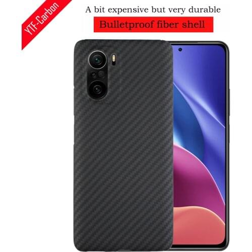 YTF-Carbon Carbon fiber phone Cases For XIAOMI Redmi K40 Pro Cover,Redmi K40 Aramid fiber Ultra-thin and anti-fall durable shell