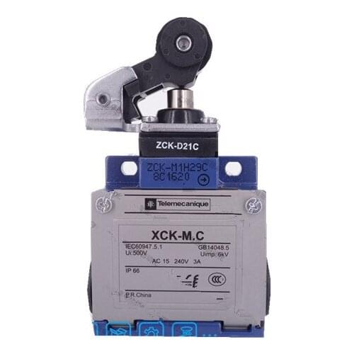 XCKM121 XCKM121C Substitute XCKM121H29 XCKM121H29C Limit switch XCKM - thermoplastic roller lever plunger - 1NC+1NO - snap - M20