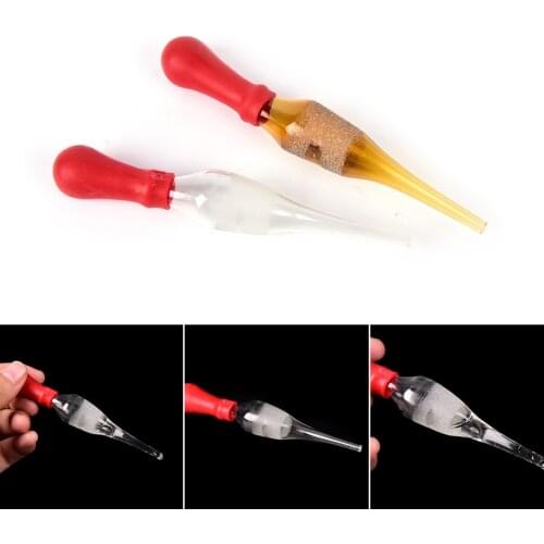 1Pcs Red 30ml Glass Dropper White Brown Scale Glass Pipettes Glassware Laboratory Rubber Head Transfer Dropper