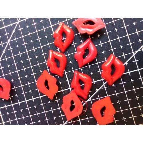 1pcs/lot Halloween resin flat back simulation Zombie mouth 18mm Embellishment DIY Phone Decoration