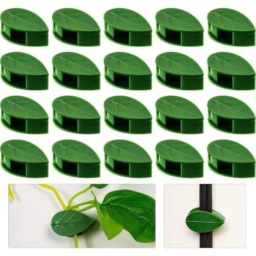 10/20/50pcs Plant Fixture Clip Plant Climbing Wall Self-Adhesive Fastener Tied Fixture Vine Buckle Hook Plant Wall Climbing