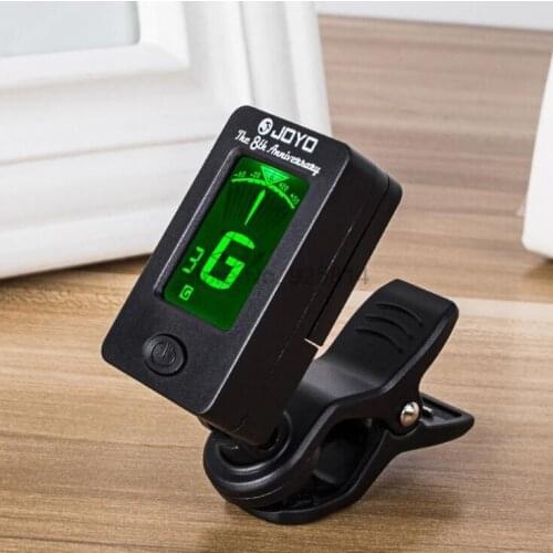 100PCS/lot Digital LCD Clip-on Tuner for Chromatic Guitar Bass Violin The 8th Anniversary Commemorative Edition