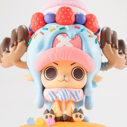 11cm Anime One Piece Tony Tony Chopper candy cake Action Figure Juguetes Figurals Collectible Figurine Model Toys Brinquedos