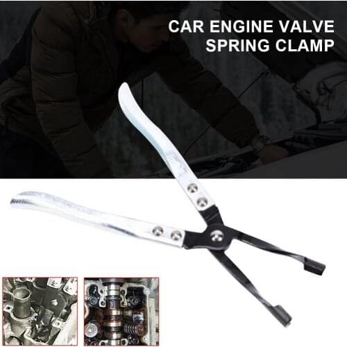 270mm Universal Cylinder Head Valve Spring Compressor Stem Seal Installer Supplies Car Remover Plier Tool Kit Auto Accessories