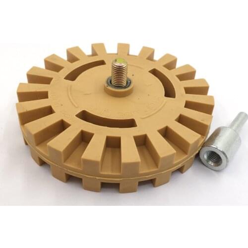 4 Inch 100mm Power Drill Adapter Decal Removal Anti Scratch Practical Pinstripe Quick Eraser Wheel Rubber Effective Smooth Auto