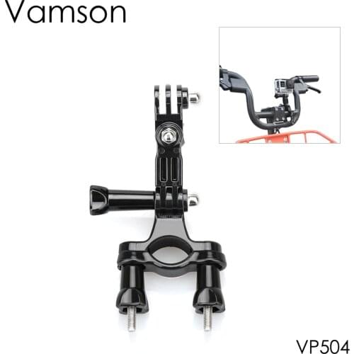 Vamson for GoPro 8 7 Accessories Bike Motorcycle Handlebar Pole Mount For Gopro Hero 6 5 4 for SJCAM Mijia for yi VP504